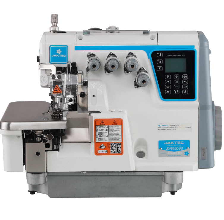 JAKTEC JK-F940-5D SUT 5 İPLİK AKILLI OTOMATİK OVERLOK MAKİNESİ